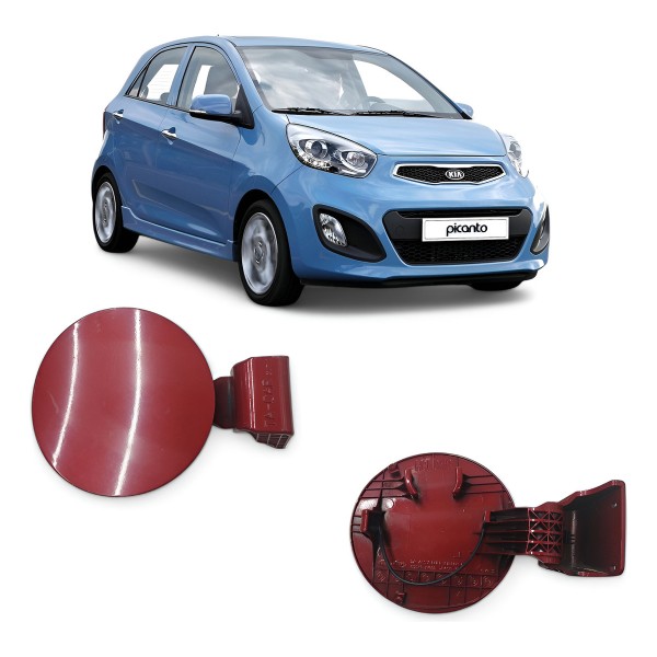 Portinhola Tanque Combustível Kia Picanto 2013 2014 2015 2014 Vermelho
