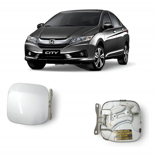 Portinhola Tanque Combustível Honda City 2012 2013 Cinza 2012