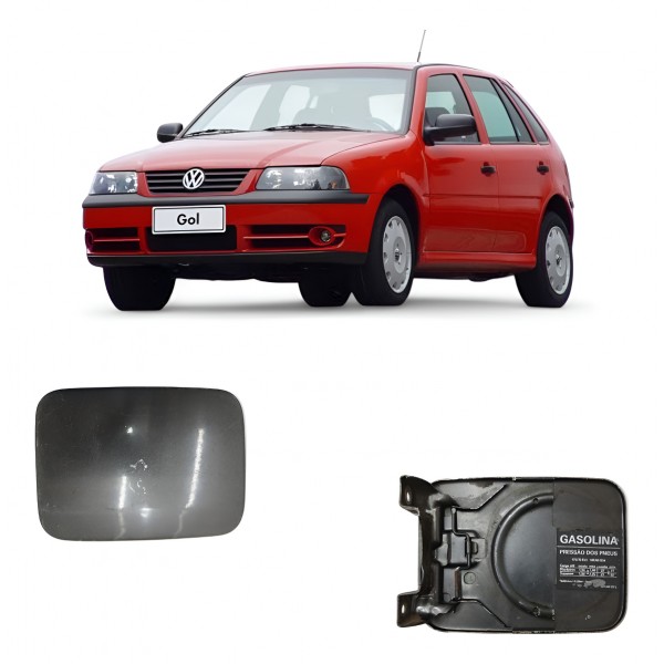 Portinhola Tanque Combustível Vw Gol G3 2000 A 2004 Cinza-escuro 2002
