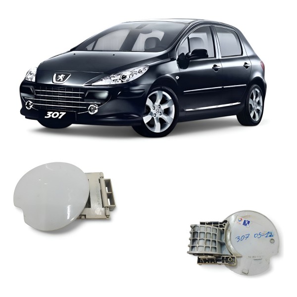 Portinhola Tanque Combustível Peugeot 307 2005 A 2012 Branco 2010