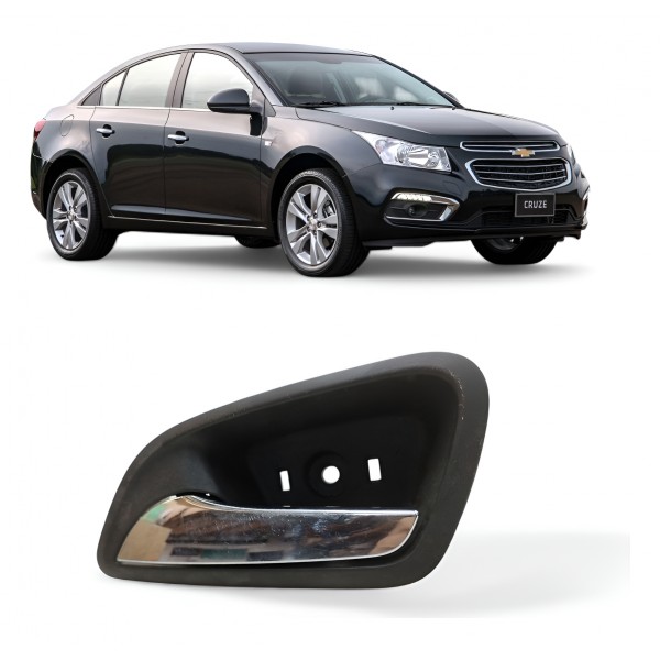 Maçaneta Interna Dianteira Esquerda Gm Cruze 2014 2015 Cromado