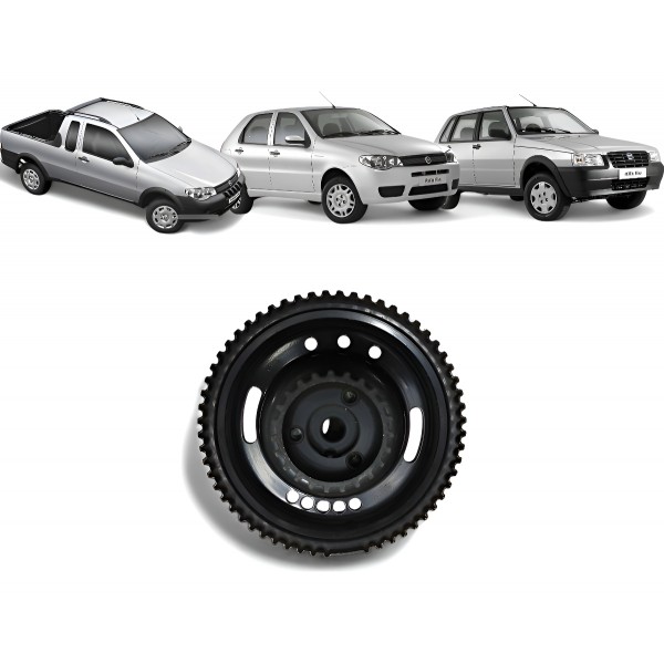 Polia Virabrequim Fiat Uno Palio Strada 1.0 8v 2005 A 2010