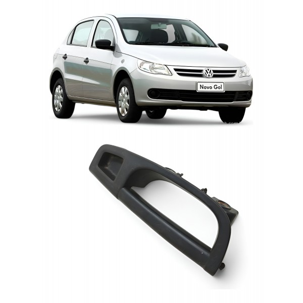 Puxador Interno Posta Traseira Direita Vw Gol G5 2009 A 2012 Preto Traseira