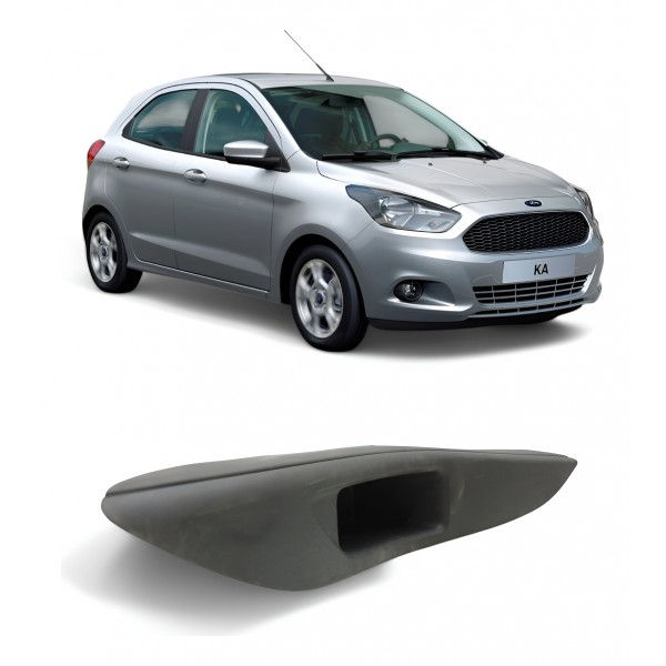 Puxador Interno Traseiro Direito Ford Ka 2015 2016 2017 2018 Preto Traseira