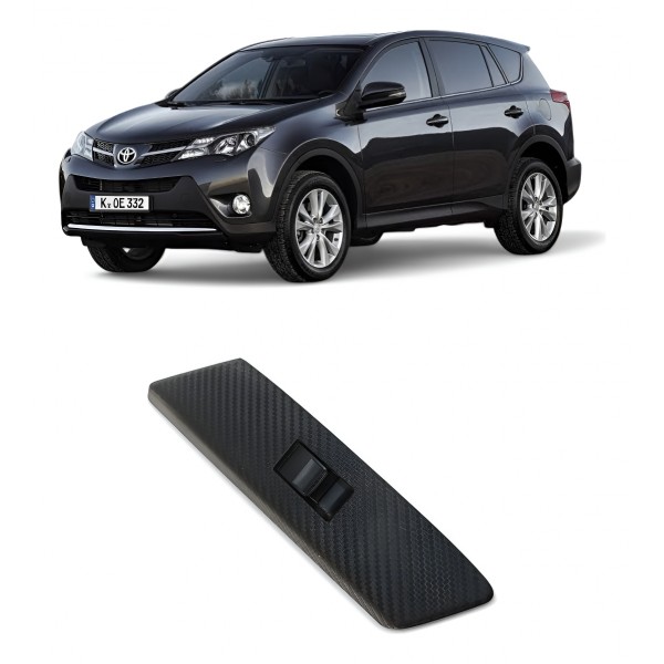 Botao Vidro Traseiro Esquerdo Toyota Rav4 2013 A 2015