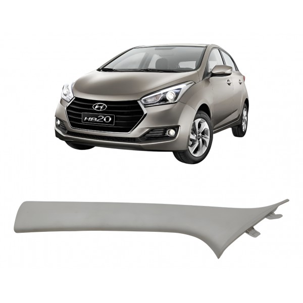 Acabemento Coluna Parabrisa Esquerdo Hb20 2013 A 2019