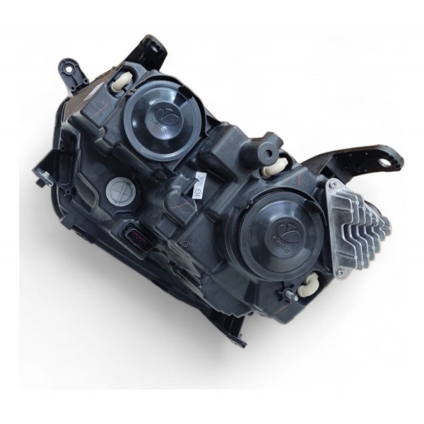 Farol Led Renault Duster 2021 2022 Original Mascara Negra Direito