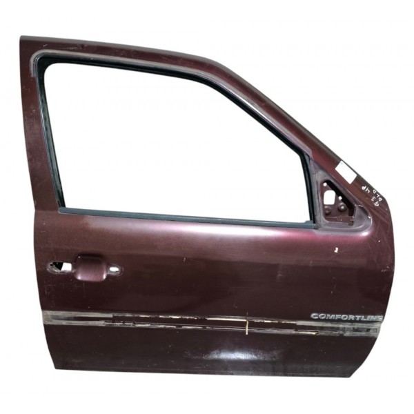 Porta Dianteira Direita Vw Gol G3 G4 2001 2002 2006 2007 Dianteira Direita Bordô