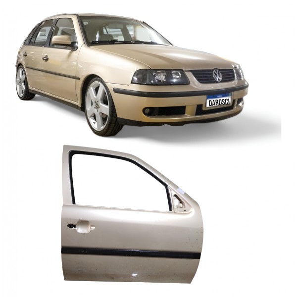 Porta Dianteira Direita Vw Gol G3 G4 2001 2002 2006 2007 Dianteira Direita Dourado