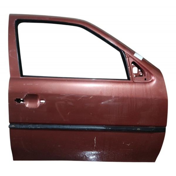 Porta Dianteira Direita Vw Gol G3 G4 2001 2002 2006 2007 Dianteira Direita Bordô