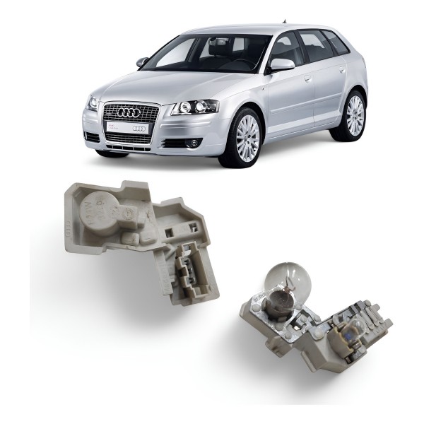 Circuito Soquete Esquerdo Tampa Audi A3 Sportback 2006 2008 Esquerdo/motorista Cinza