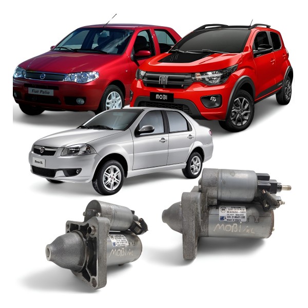 Motor Partida Arranque Fiat Mobi Palio Siena 1.0 2013 A 2021
