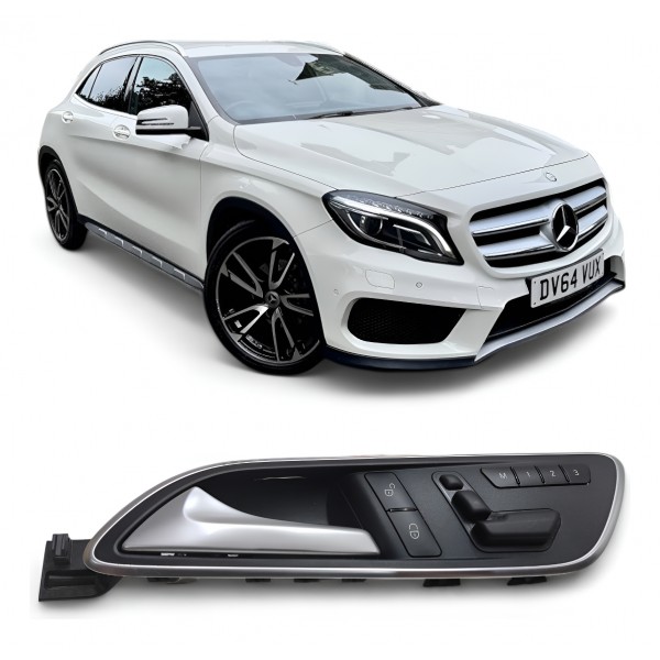 Comando Maçaneta Dianteira Esquerda Gla200 2014 2015 A 2018 Preto Dianteira