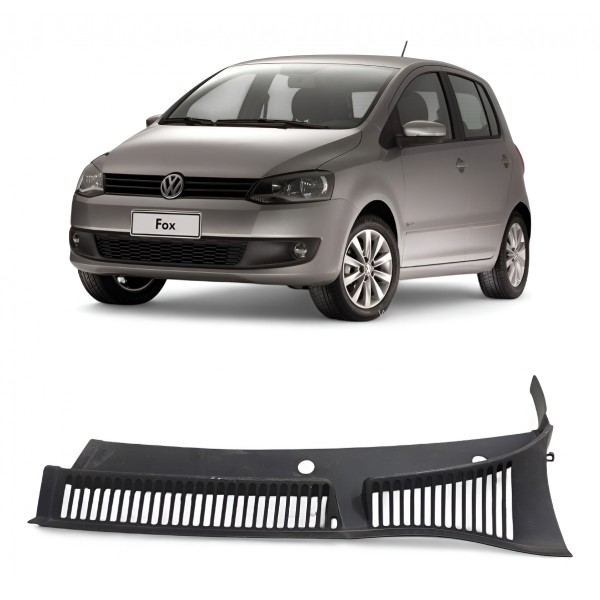 Grade Churrasqueira Esquerdo Vw Fox 2011 2012 2013 A 2018 Preto Fosco