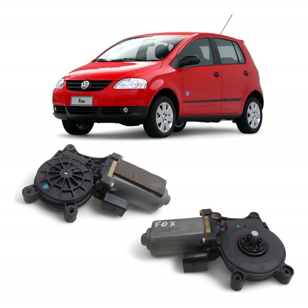 Motor Máquina Vidro Esquerdo Vw Fox 2003 2004 2005 A 2010