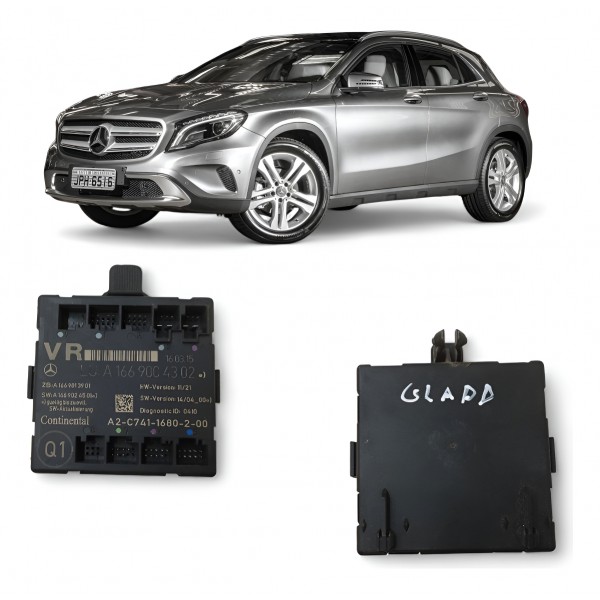 Modulo Porta Dianteira Direita Mercedes Gla200 2015 A 2018