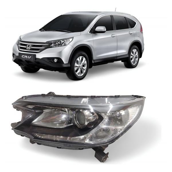 Farol Esquerdo Honda Crv 2012 2013 2014 2015 2016 Original Esquerdo/motorista