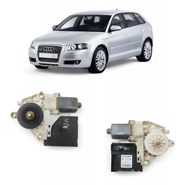 Motor Máquina Vidro Dianteira Esquerda Audi A3 2007 A 2011