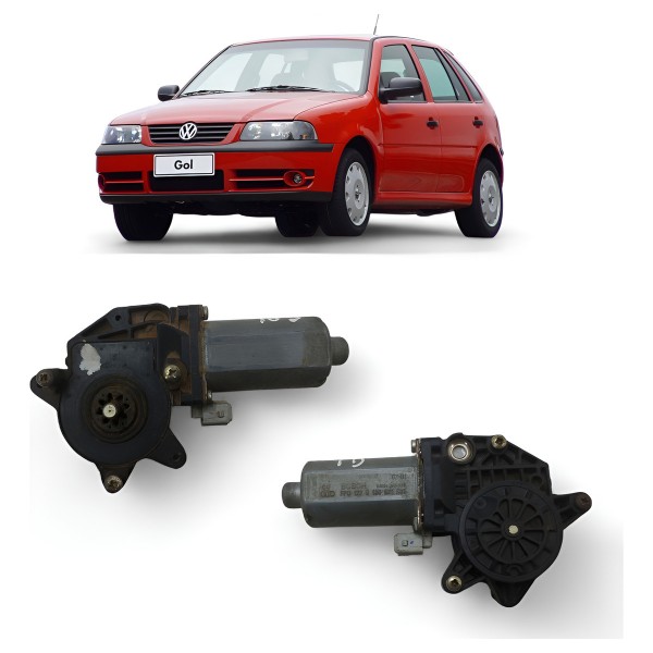 Motor Máquina Vidro Traseira Direita Vw Gol G3 2000 A 2005