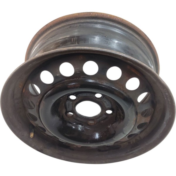 Roda Ferro Aro 15 Gm Vectra Zafira Omega 5 Furos Original Preto