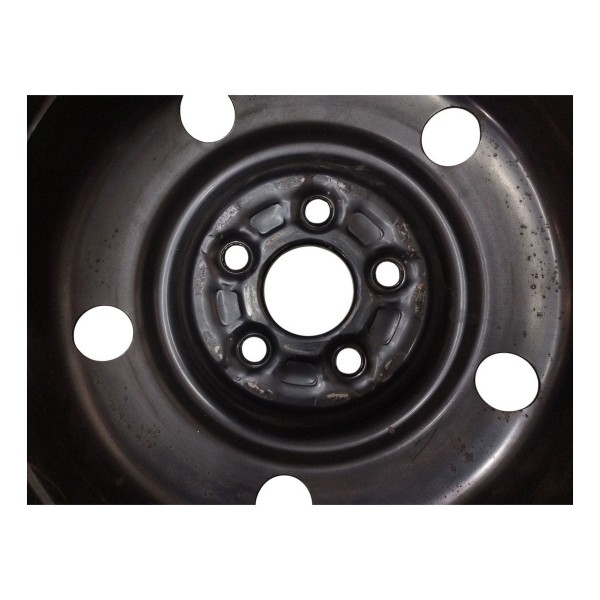 Roda Ferro Aro 15 Estepe Toyota Corolla 15x6jj 5 Furos Preto