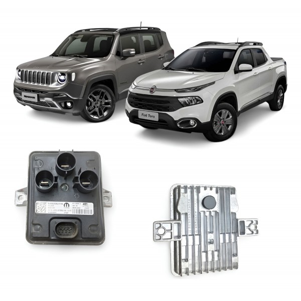 Modulo Ventoinha Fiat Toro Jeep Renegade 2018 2019 A 2022