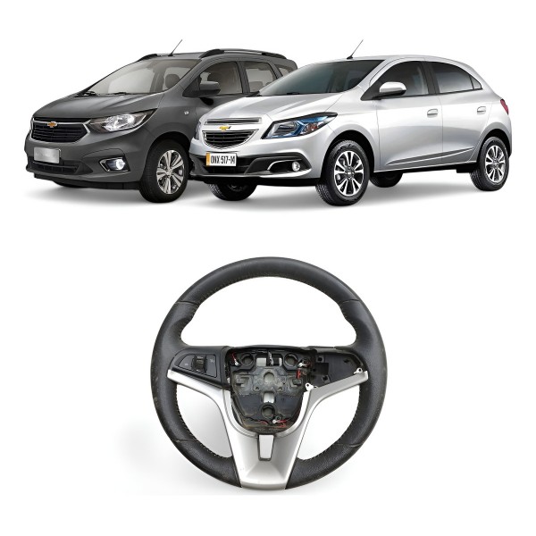 Volante Direção Chevrolet Onix Spin 2012 A 2020  Original Preto
