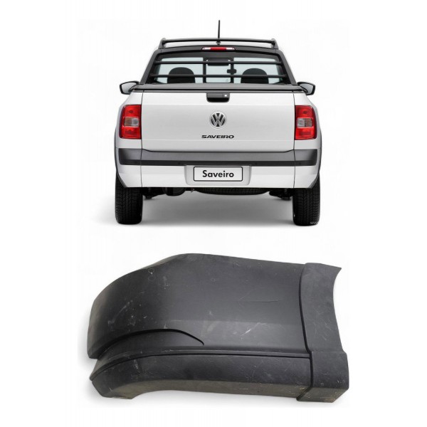 Ponteira Traseira Direita Vw Saveiro G5 2009 2010 2011 2012 Preto