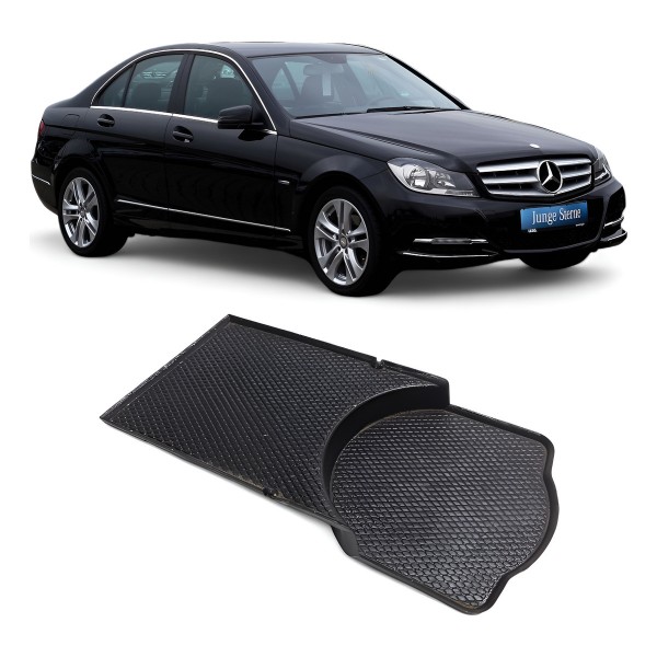 Borracha Porta Copos Console Mercedes C200 C180 2011 2012 Preto