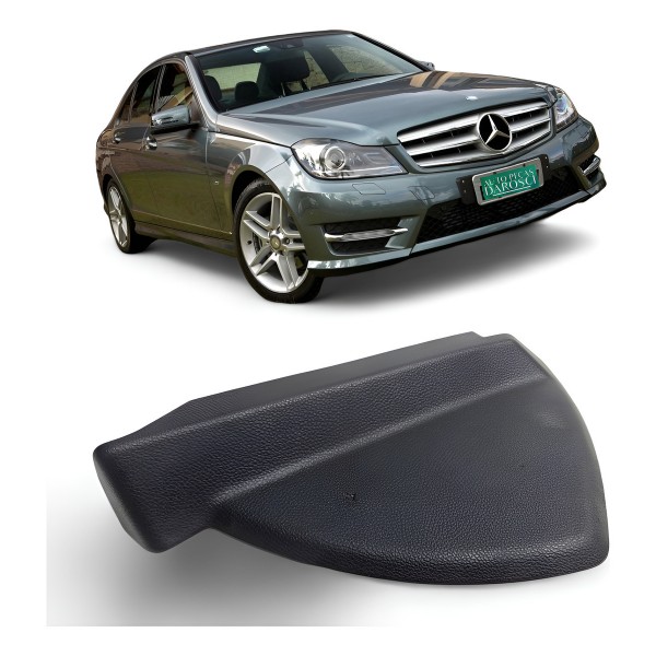 Acabamento Lateral Capa Painel Mercedes C180 2012 Esquerdo Preto