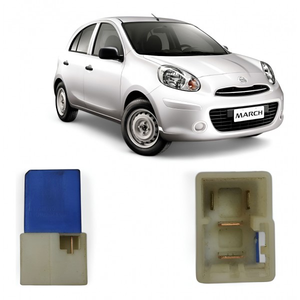 Relé Auxiliar Caixa Fusível Nissan March 2011 2012 2013 2014