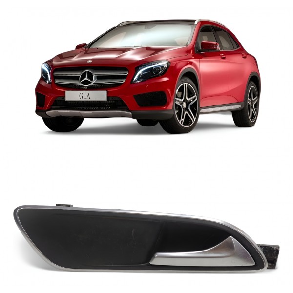 Maçaneta Interna Dianteira Direita Gla200 2014 2015 A 2018 Cinza Dianteira