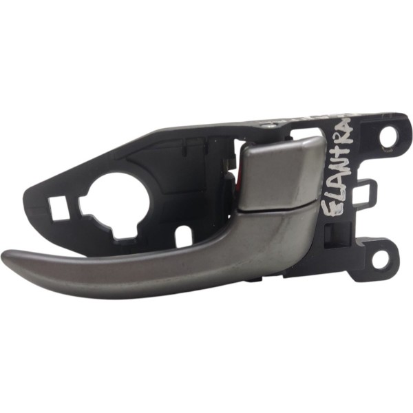 Maçaneta Interna Dianteira Direita Hyundai Elantra 2011 2015 Cinza-escuro