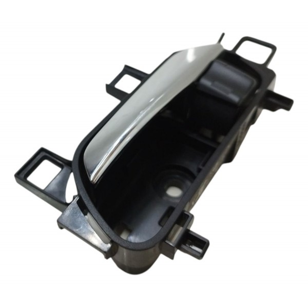 Maçaneta Interna Traseira Esquerda Nissan Kicks 2017 A 2021 Cromado Traseira