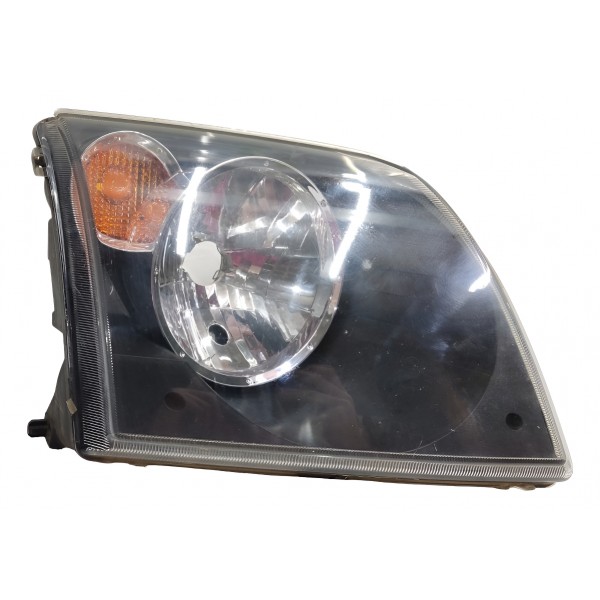 Farol Direito Ecosport 2004 2005 2006 2007 Mascara Negra Direito/passageiro