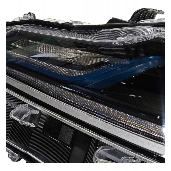 Farol Esquerdo Corolla Híbrido Friso Azul 2020 2021 2022 Led Esquerdo/motorista