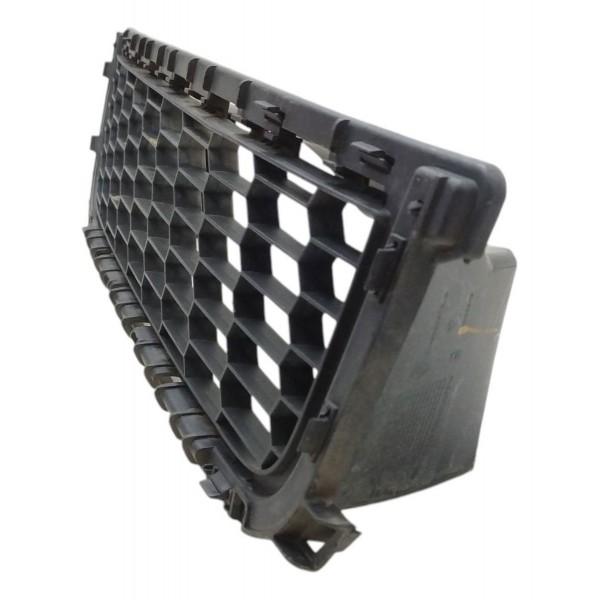 Grade Central Parachoque Renault Sandero 2008 2009 A 2012 Preto Fosco