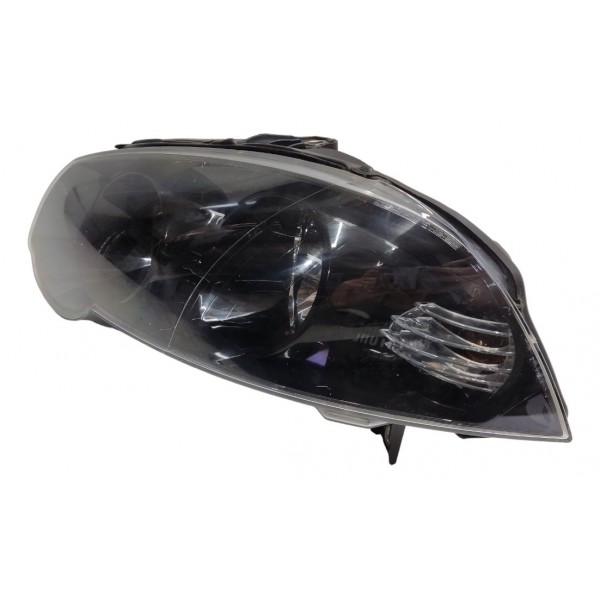 Farol Palio Siena Elx Esquerdo Mascara Negra Aro Preto 2013 Esquerdo/motorista