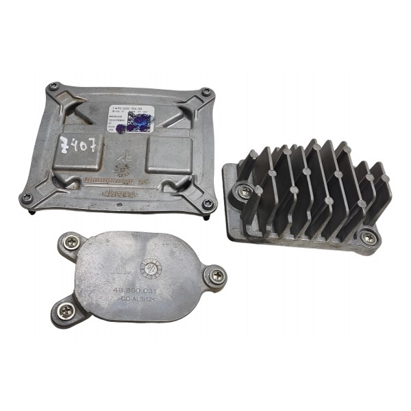 Kit Modulo Reator Led Farol Fiat Toro 2016 2017 2018 2019 H1 Cinza Branco-frio