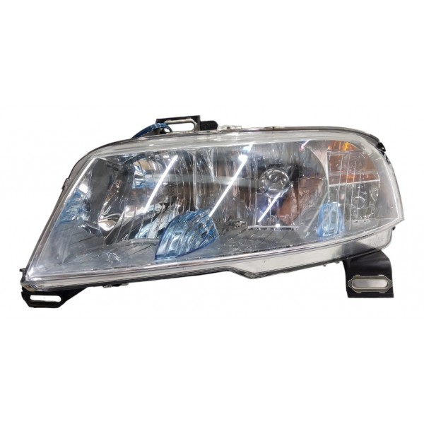 Farol Esquerdo Stilo 2004 A 2011 Cromado Duplo Plug Redondo Esquerdo/motorista