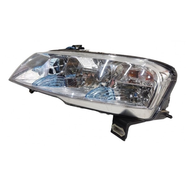 Farol Esquerdo Stilo 2004 A 2011 Cromado Duplo Plug Redondo Esquerdo/motorista