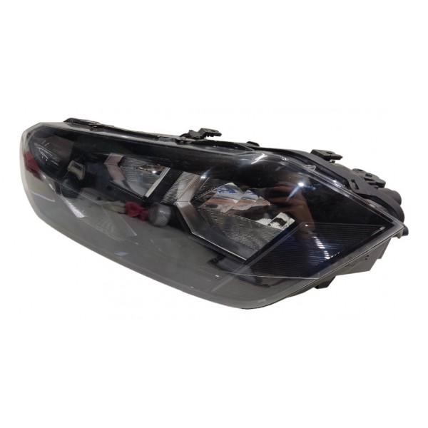 Farol Esquerdo Polo Virtus Mascara Negra 2018 2019 2020 2021 Esquerdo/motorista