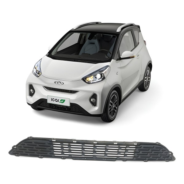 Grade Inferior Parachoque Cherry Icar 2021 2022 2023 2024 Preto Fosco