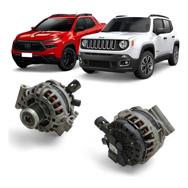 Alternador Fiat Toro Jeep Renegade 1.8 14v 16v 2018 A 2023