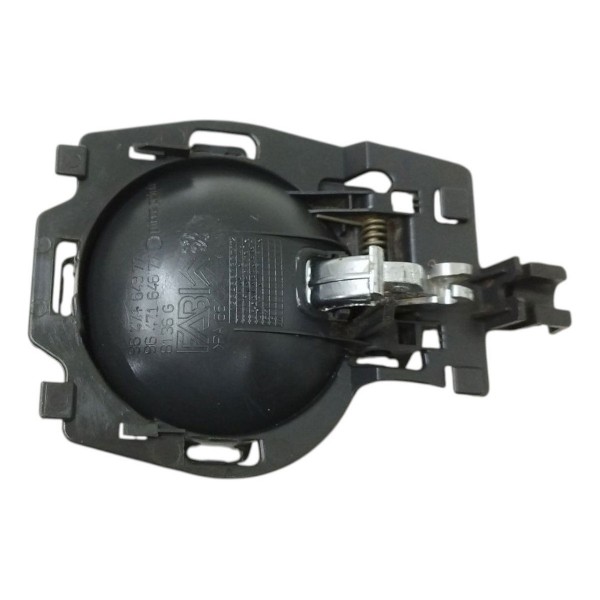 Maçaneta Interna Traseira Esquerda Citroen C3 2005 A 2010 Cromado Traseira