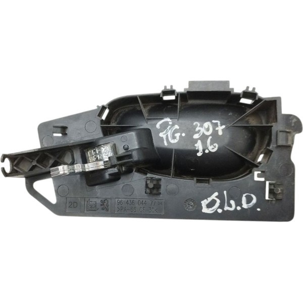 Kit 4 Maçaneta Interna Peugeot 307 2004 2005 2006 A 2013 Cromado Dianteira/traseira