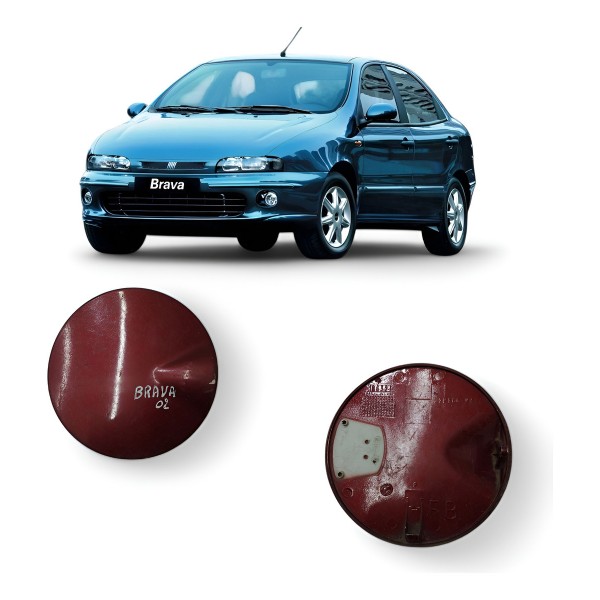Portinhola Tanque Combustível Fiat Brava 1997 A 2005 Bordô 19998