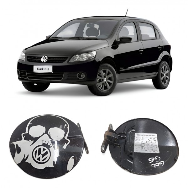 Portinhola Tanque Combustível Volkswagen Gol G5 2009 A 2012 Preto 2010