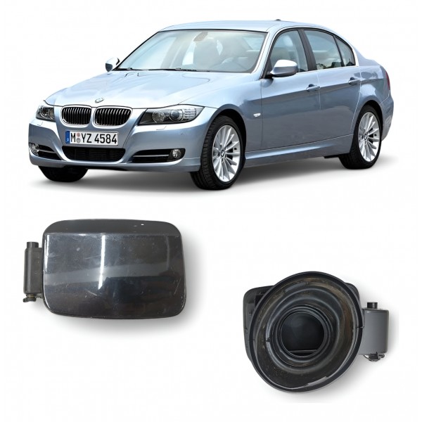 Portinhola Tanque Combustível Bmw 320i 2007 2008 2009 A 2012 Preto 2010