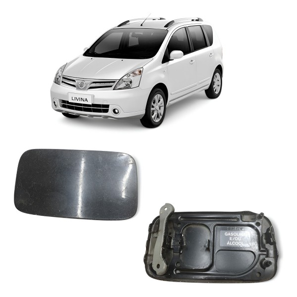Portinhola Tanque Combustível Nissan Livina 2009 2010 A 2014 Preto 2010